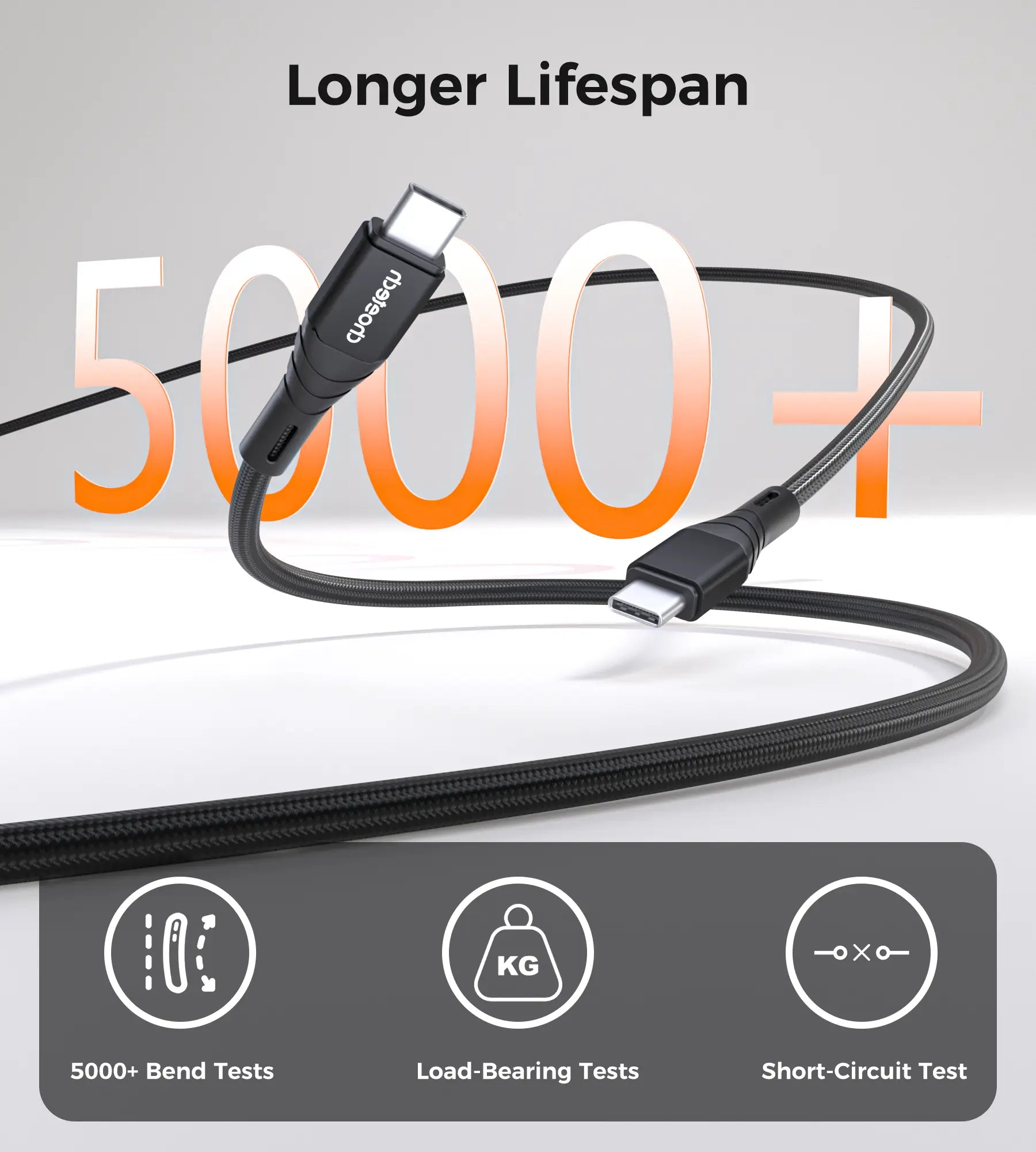 Choetech XCC-1008 100W C to C Cable – Black