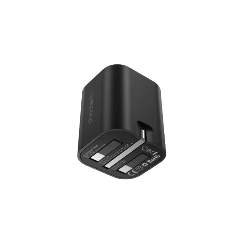 Choetech 65W 2A1C GaN Wall Charger UK – Black – PD3068
