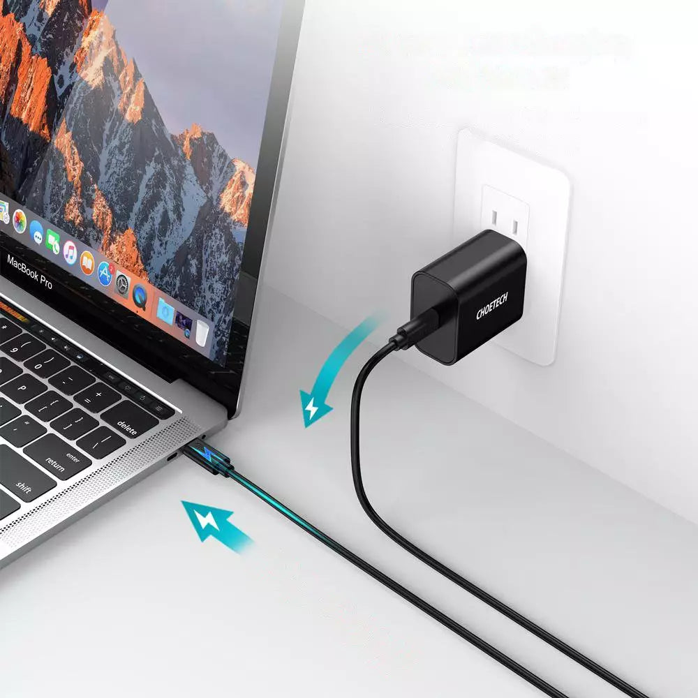 Choetech USB Type C To USB Type C cable 3A 3m – Black – CC0004