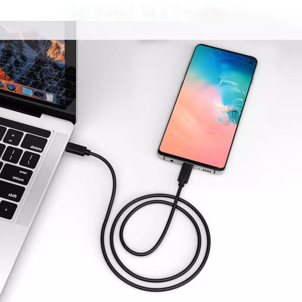Choetech USB Type C To USB Type C cable 3A 3m – Black – CC0004