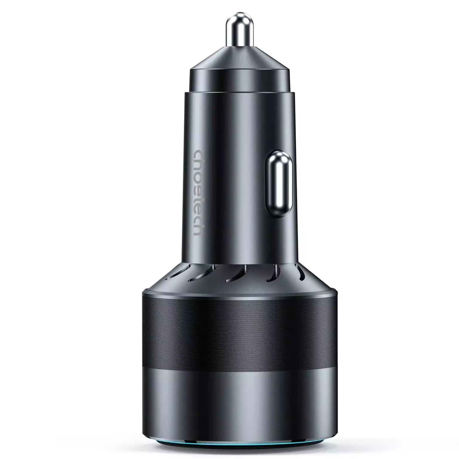 Choetech 63W Dual USB-C 45W + 18W Fast Car Charger – Black – TC0010