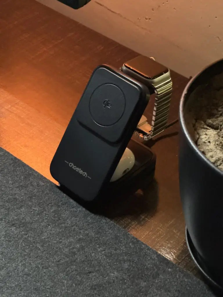 Choetech 3-in-1 Magnetic Wireless Charger 15W – T611F – Black