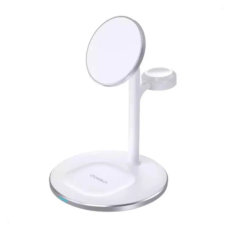 Choetech 3 in 1 Magnetic MagSafe Wireless Charger Station – T585-F – Silver