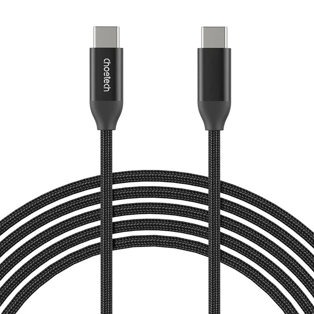 Choetech 240W USB-C to USB-C Cable 2M – Black – XCC-1036