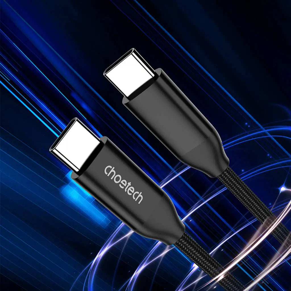 Choetech 240W USB-C to USB-C Cable 2M – Black – XCC-1036